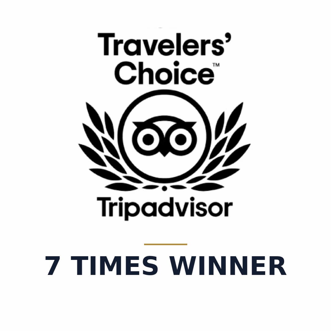 Tripadvisor 7 Times Winner