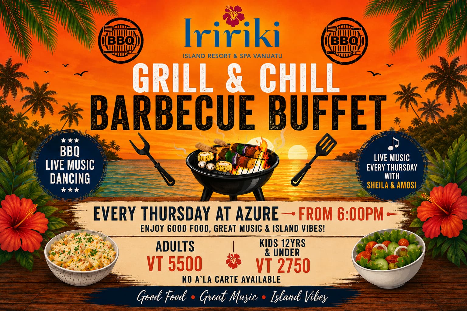 Bbq Night Landscape