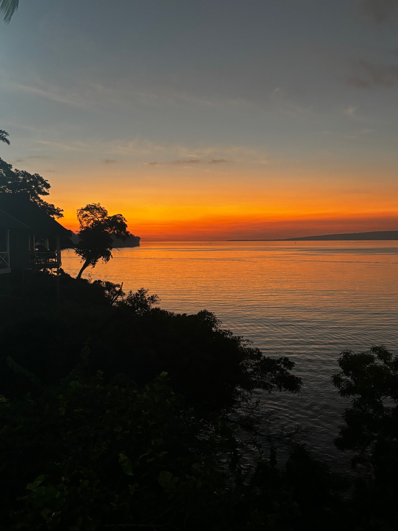 Sunset From Infinity Deck
